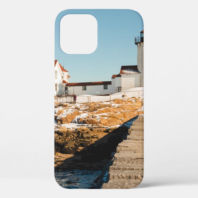 Dog Bar Lighthouse along the ocean coastline of th Case-Mate iPhone Case (Back)