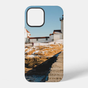 Dog Bar Lighthouse along the ocean coastline of th iPhone 12 Case