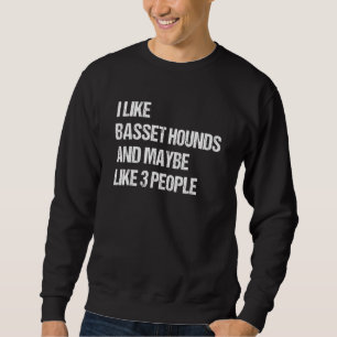 Dog Basset Hound Dog Breeder Basset Fur Parent Sweatshirt