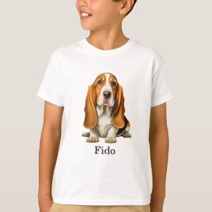 Dog, Basset Hound Template T-Shirt