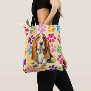 Dog, Basset Hound Tote Bag