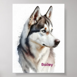 Dog Bathroom Wall Art, Boxer Taking a Bath Poster