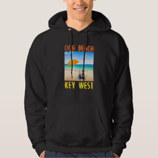 Dog Beach Key West Florida Keys Cute Dog And Child Hoodie