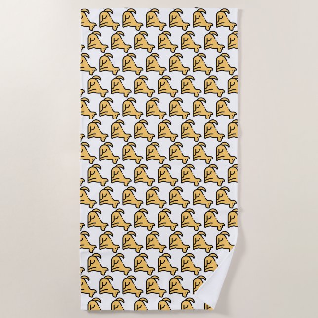 Dog Beach Towel (Front)