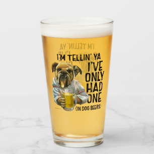 Dog Beers Glass