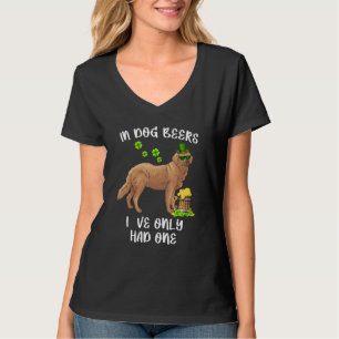 Dog Beers Golden Retriever Irish St Patrick S Day T-Shirt