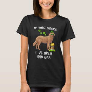 Dog Beers Golden Retriever Irish St Patrick S Day T-Shirt
