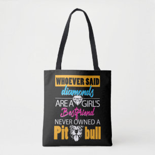 Dog Best Friend Pit bull Gift Tote Bag