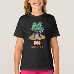 Dog Best Friend T-Shirt Cute Paw Print Dog Lover