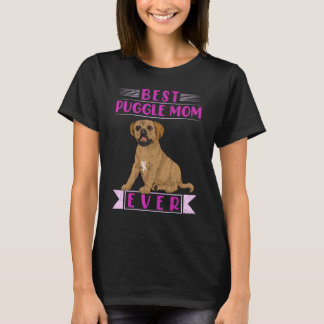 Dog  Best Puggle Mum Ever Mothers Day Pet Owner Pu T-Shirt