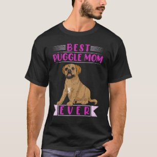 Dog Best Puggle Mum Ever Mothers Day Pet Owner Pug T-Shirt