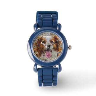 Dog - Bezel with Black Numbers Watch