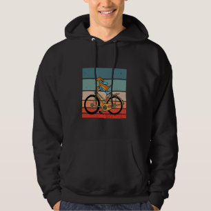 Dog bicycle dachshund riding adventure pet animal hoodie