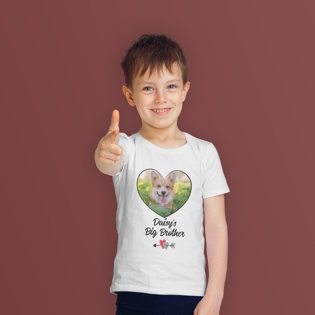 Dog big brother personalised photo T-Shirt (Creator Uploaded)