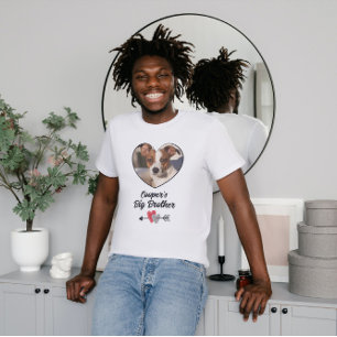 Dog big brother personalised photo & text T-Shirt