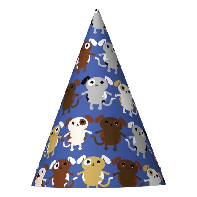 Dog Birthday Party Kids Hat (Front)