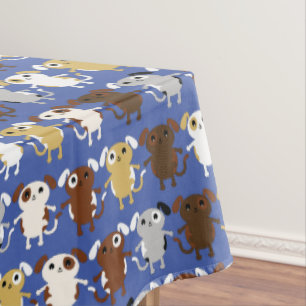 Dog Birthday Party Kids Tablecloth