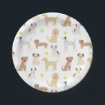 Dog Birthday Party Paper Plate<br><div class="desc">Add a finishing touch to your little one's birthday party decor with these dog themed paper plates.</div>