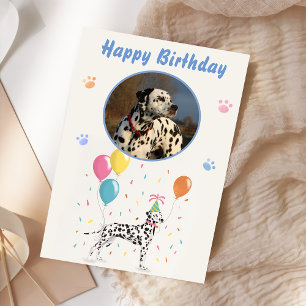 Dog Birthday Party Puppy Pawty Animals Card