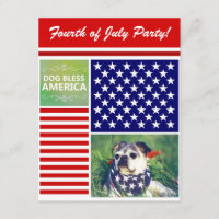 Dog Bless America Patriotic