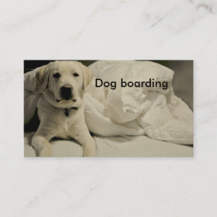 Dog boarding/kennel business card