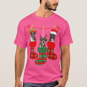 Dog Boer Christmas Socks Funny Xmas Pajama Pet Pup T-Shirt