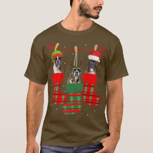 Dog Boer Christmas Socks Funny Xmas Pajama Pet Pup T-Shirt