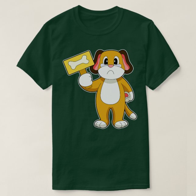 Dog Bone 8 T-Shirt (Design Front)