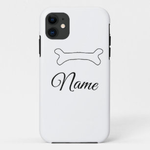 Dog bone add dog name photo custom personalised  iPhone 11 case