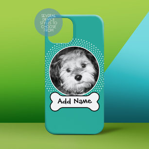 Dog Bone and Custom Pet Photo Case-Mate iPhone 14 Plus Case
