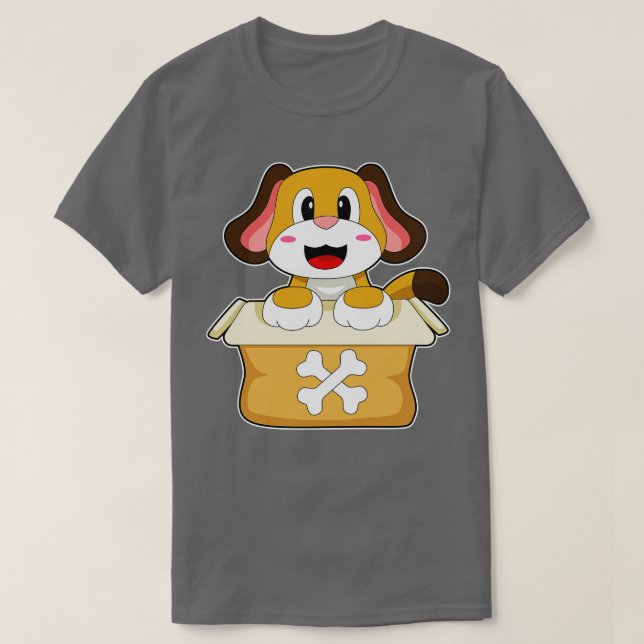 Dog Bone Box  T-Shirt (Design Front)