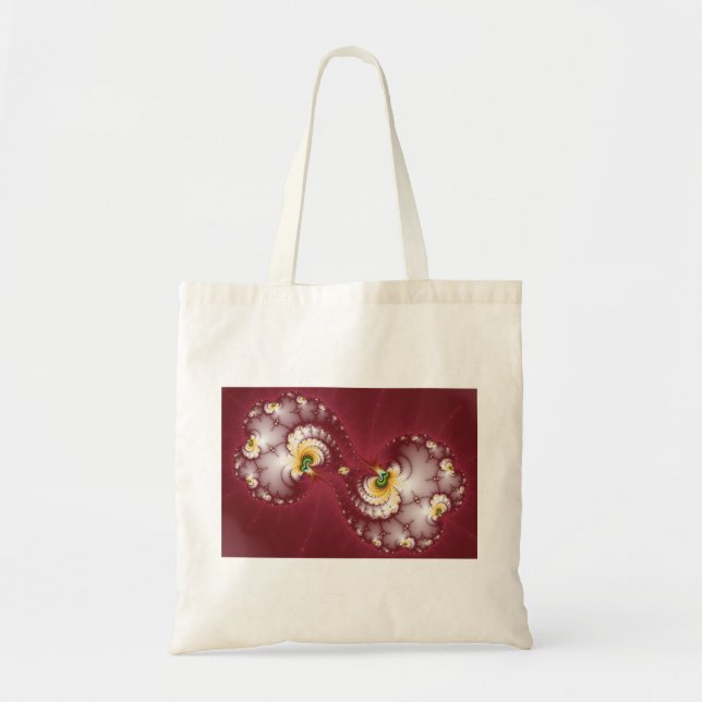 Dog Bone Chew - Fractal Tote Bag (Front)