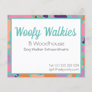 dog bone design business Stationery Flyer