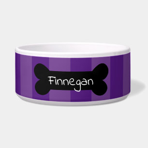 Dog Bone Design Dog Food Bowl - HAMbWG
