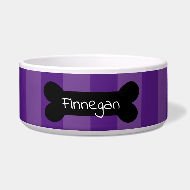 Dog Bone Design Dog Food Bowl - HAMbWG (Front)