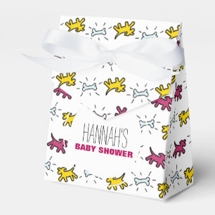 Dog Bone Graffiti Style baby Shower Favour Box 2