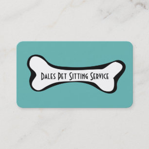 Dog Bone Pet Business Card