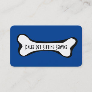 Dog Bone Pet Business Card