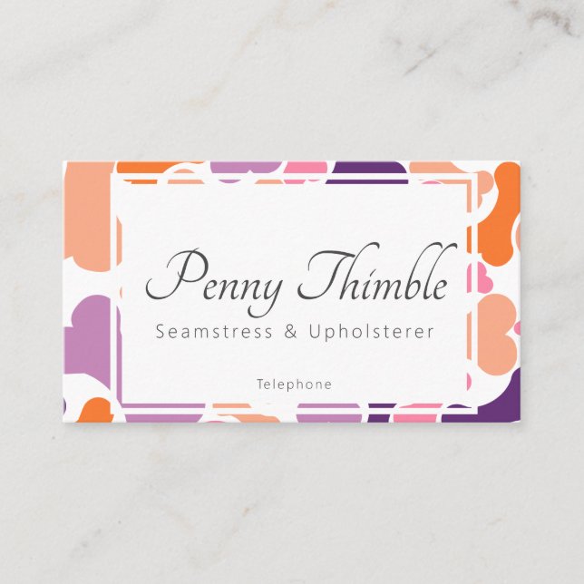 dog bone pet services loyalty card (Front)