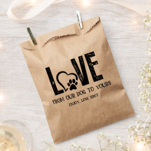 Dog Bone Station Favour Bags