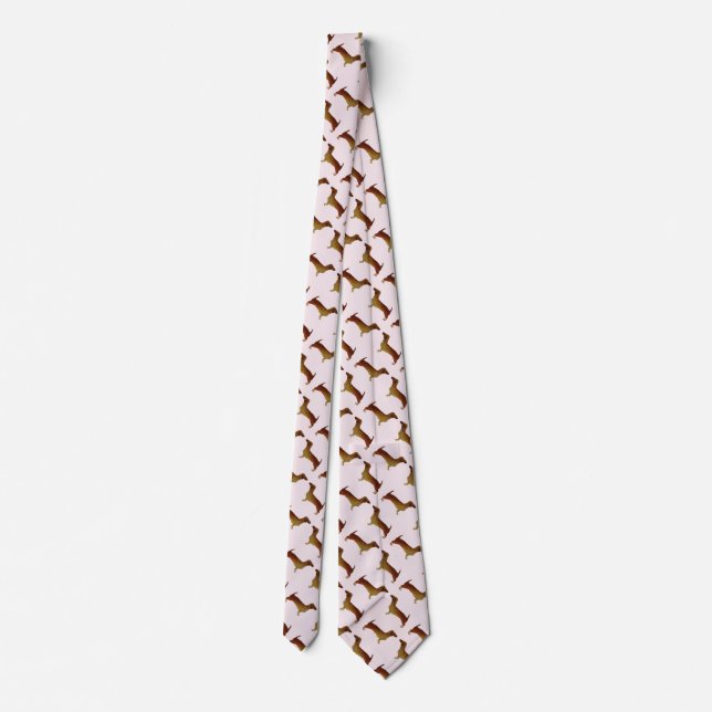 Dog Bones Drawing Tie (Back)