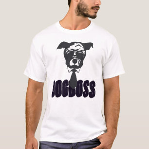 Dog Boss Funny Bulldog in Suit and Tie T-Shirt De