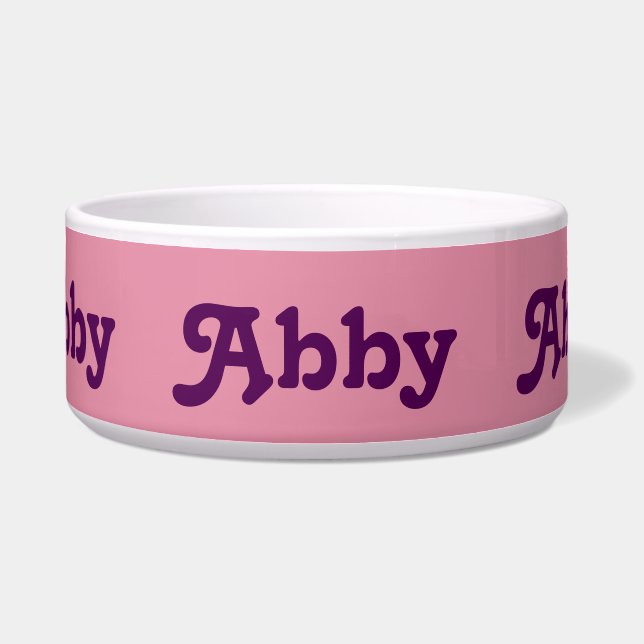 Dog Bowl Abby (Front)