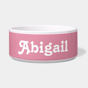 Dog Bowl Abigail