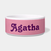 Dog Bowl Agatha