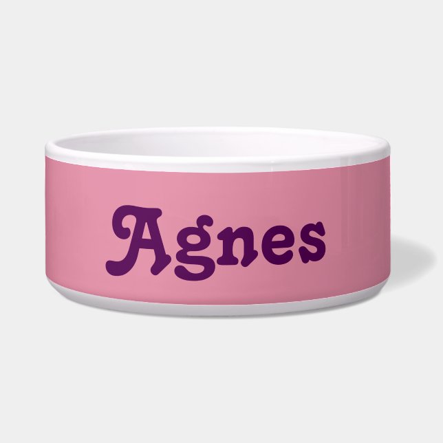 Dog Bowl Agnes (Front)