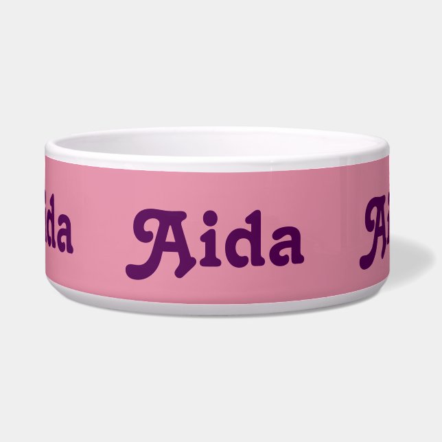 Dog Bowl Aida (Front)