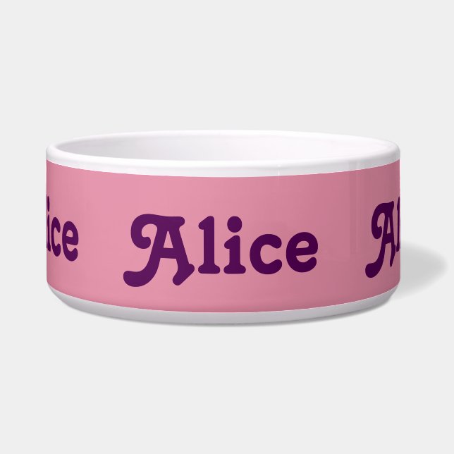 Dog Bowl Alice (Front)