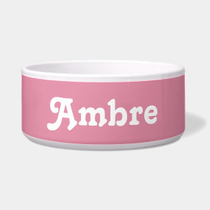 Dog Bowl Ambre