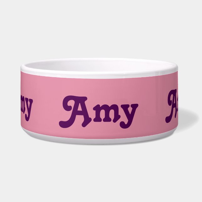Dog Bowl Amy (Front)